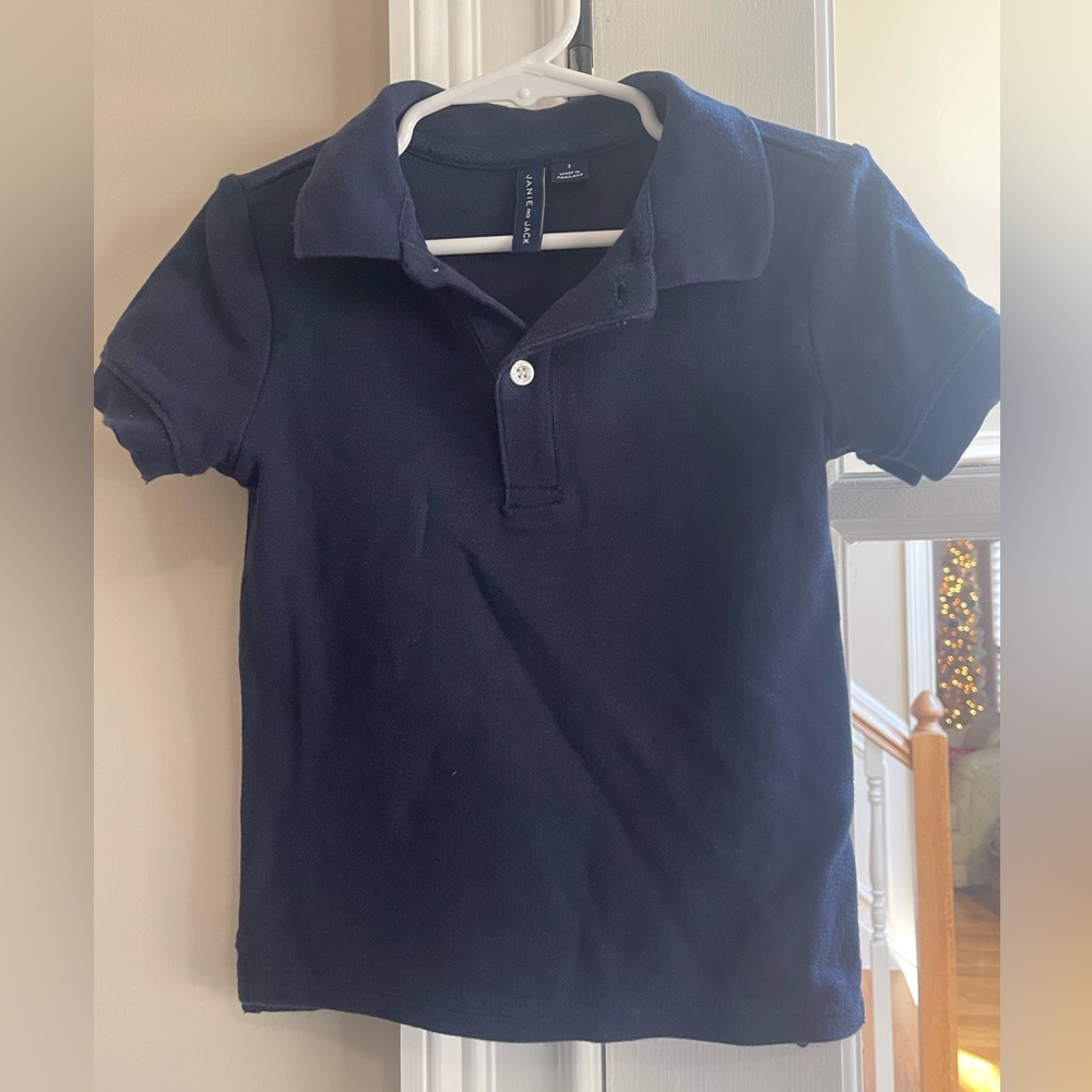 Janie and Jack 3T Navy Polo